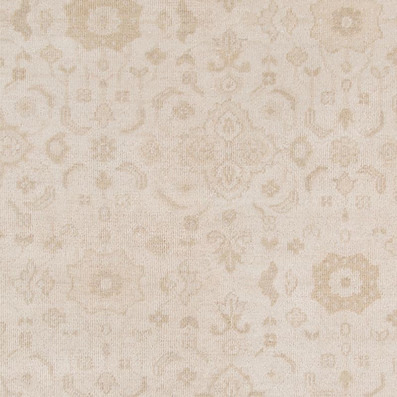 Ainsley Hand-Knotted 6x9 Bordered Wool Viscose Area Rug - 6' x 9'