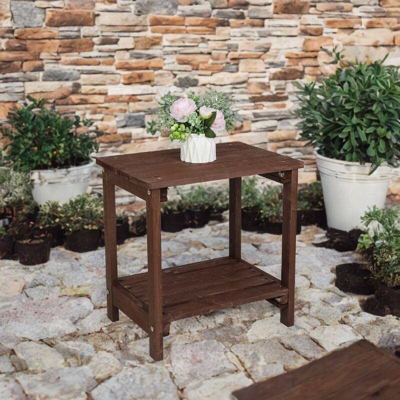 Outdoor Fir Wood End, Coffee, Side Table