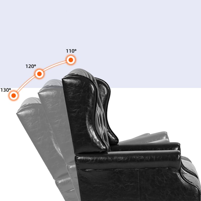 AVAWING Classic Executive Office Chair High Back Wingback Boss Chair - N/A