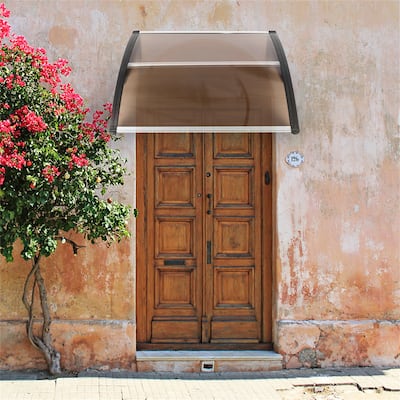 40x40" Back Door Canopy Window Door Awning Domestic Eaved Canopy