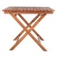 preview thumbnail 9 of 12, SAFAVIEH Outdoor Living Kresler Folding Table - 35"W x 35"D x 30"H