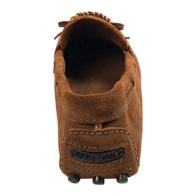 Shop Minnetonka Men S Original Cowhide Driving Moc Brown Ruff