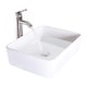 preview thumbnail 18 of 77, Eclife Artistic Vessel Sinks for Bathroom Vanity Tempered Glass Ceramic Basin