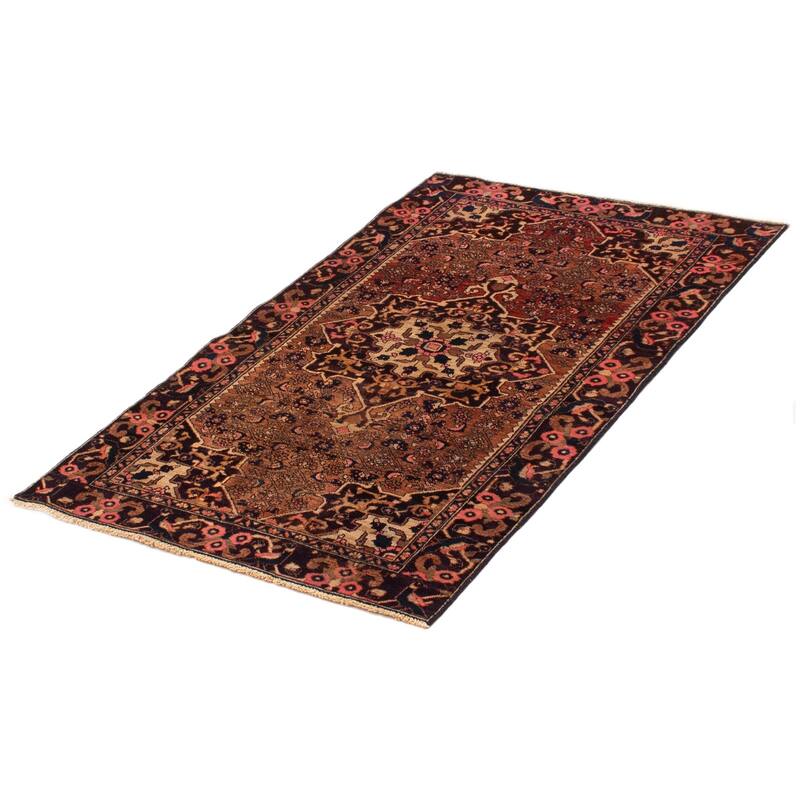 ECARPETGALLERY Hand-knotted Kayseri Vintage Red Wool Rug - 3'11 x 6'2