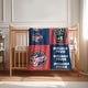 preview thumbnail 2 of 4, WNBA Indiana Fever Domino Swaddle Blanket