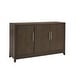 preview thumbnail 4 of 8, Morelia Brown Finish 3-Door Buffet Server with Wine Storage by iNSPIRE Q Classic