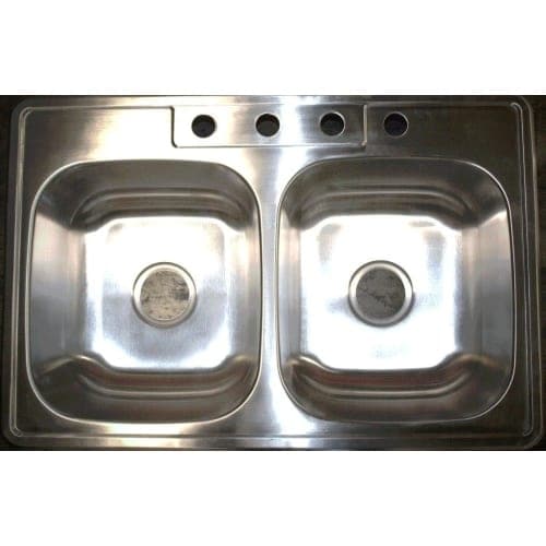 Artisan D3301d66 33 Drop In Double Basin 20 Gauge Stainless Steel Kitchen Sink With 6 Depth From The Dakota Collection
