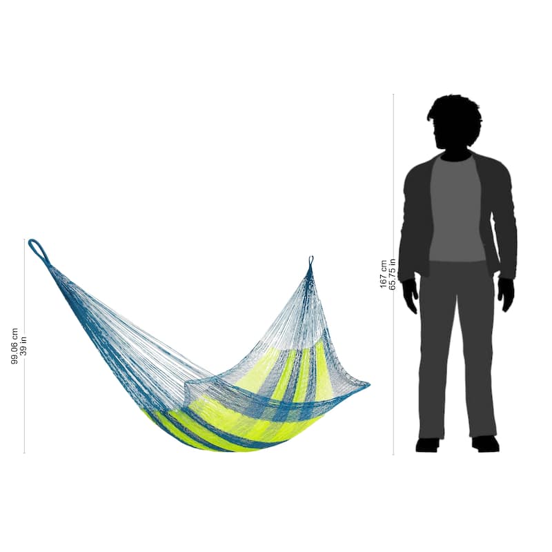 NOVICA Hammock, 'Neptune' - Single (Mexico)