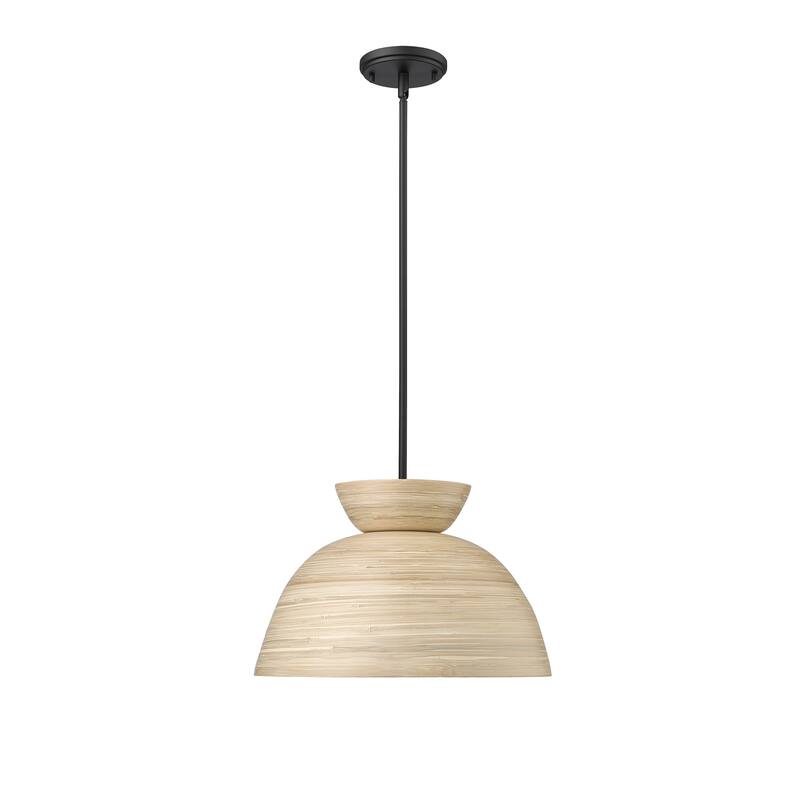 Millennium Lighting Jaycen 1 Light Pendant Fixture - 10.37 Inch - 10.37 Inch - Matte Black