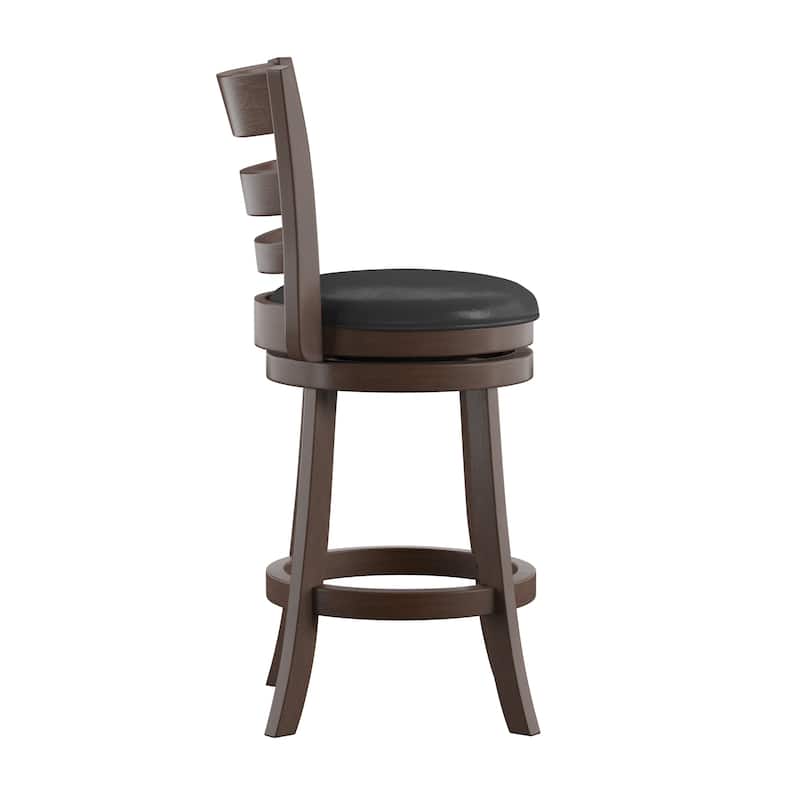 Verona Swivel High Back Counter Height Stool by iNSPIRE Q Classic