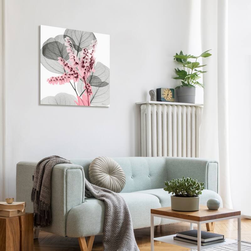 "Eucalyptus Bush 1" Frameless Free Floating Tempered Glass Panel Graphic Wall Art