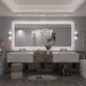 preview thumbnail 31 of 161, Large LED Bathroom mirror Tempered Glass Dimmable Anti-Fog Vanity Mirror