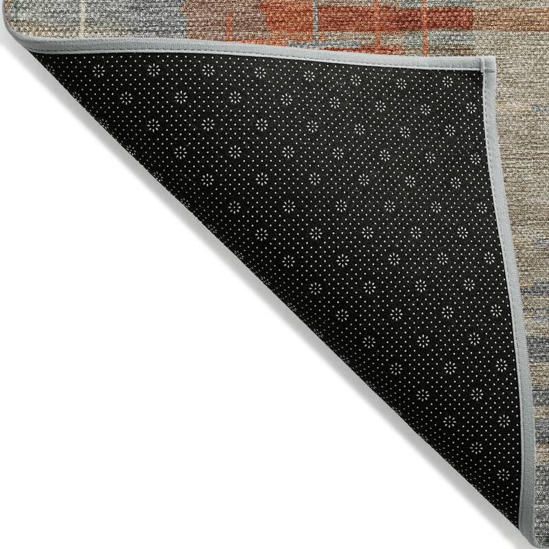 Machine Washable Indoor/ Outdoor Contemporary Aaron Chantille Rug