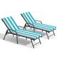 Option Chair-NavyBlue&Cushion-BlueWhite
