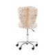 preview thumbnail 53 of 52, Clara Faux Fur Armless Office Chair