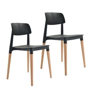 Porthos Home Clyde Stackable Dining Chairs (Set Of 2)
