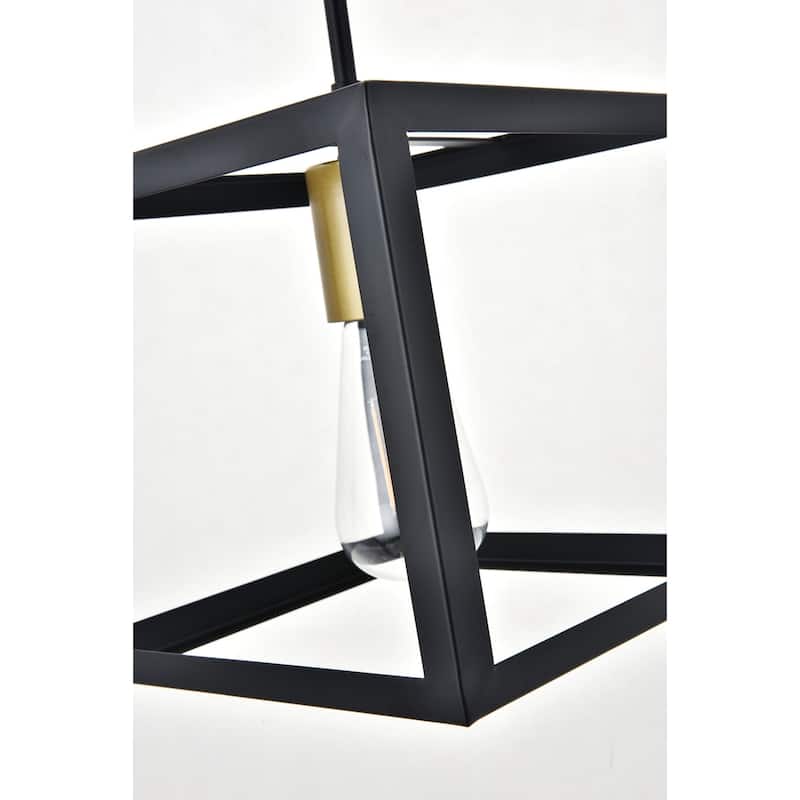 Elegant Lighting Resolute Single Light 8" Wide Mini Pendant