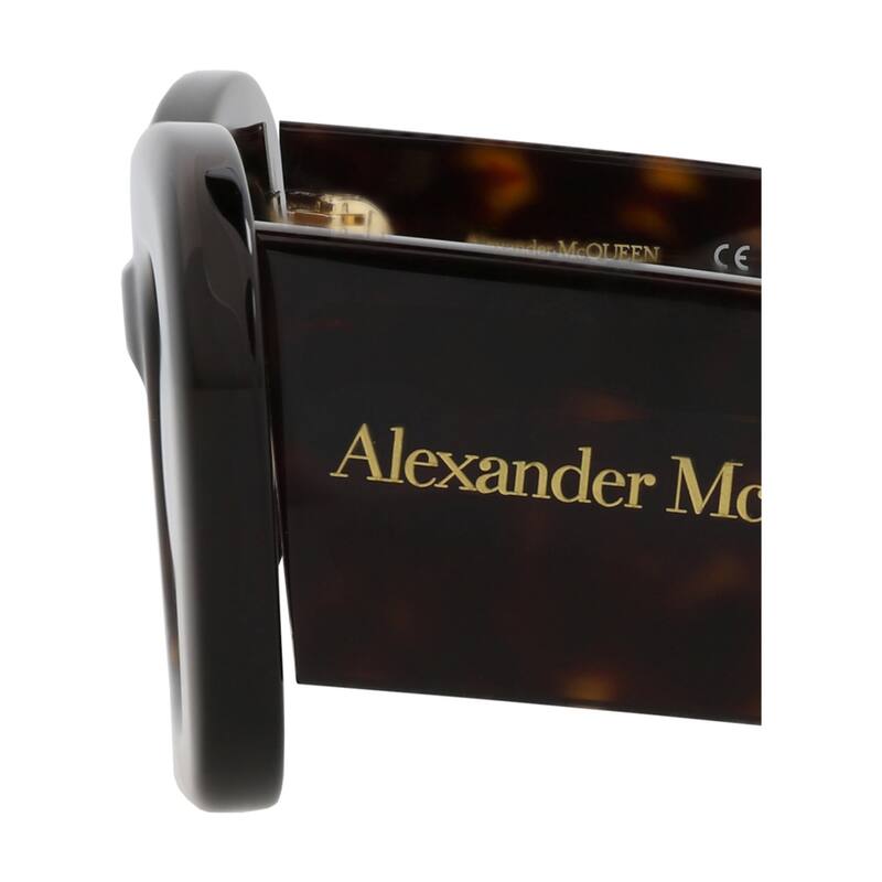 Alexander McQueen Cat Eye-Frame Recycled Acetate Sunglasses - Havana Havana Brown - NS