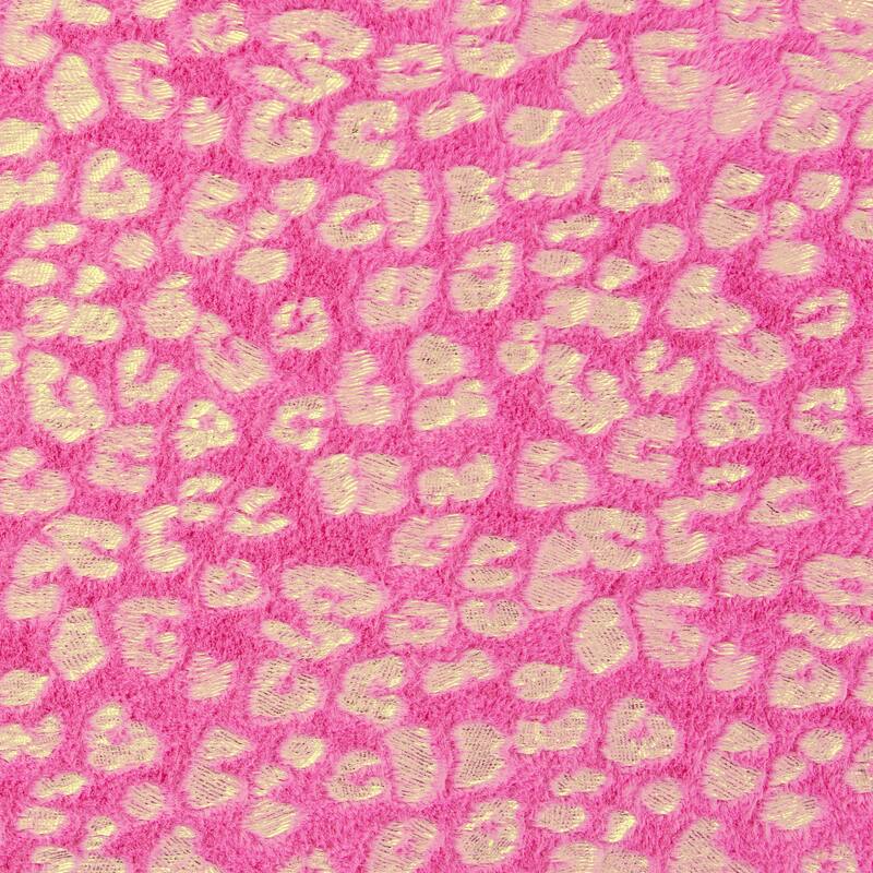 Juicy Couture Metallic Leopard Plush Rugs