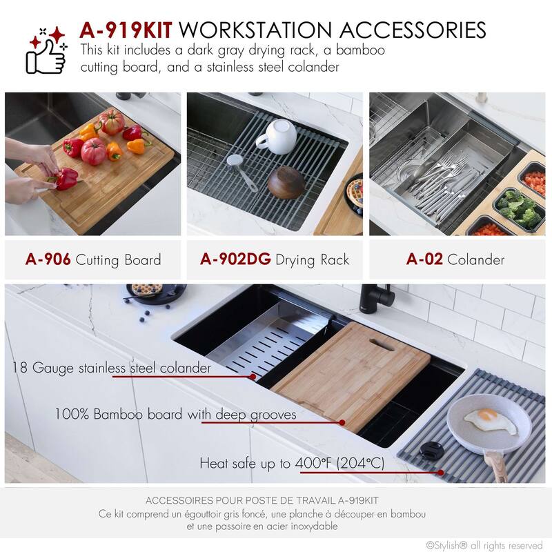 STYLISH A-919KIT Workstation Accessories - Kit of Accessories