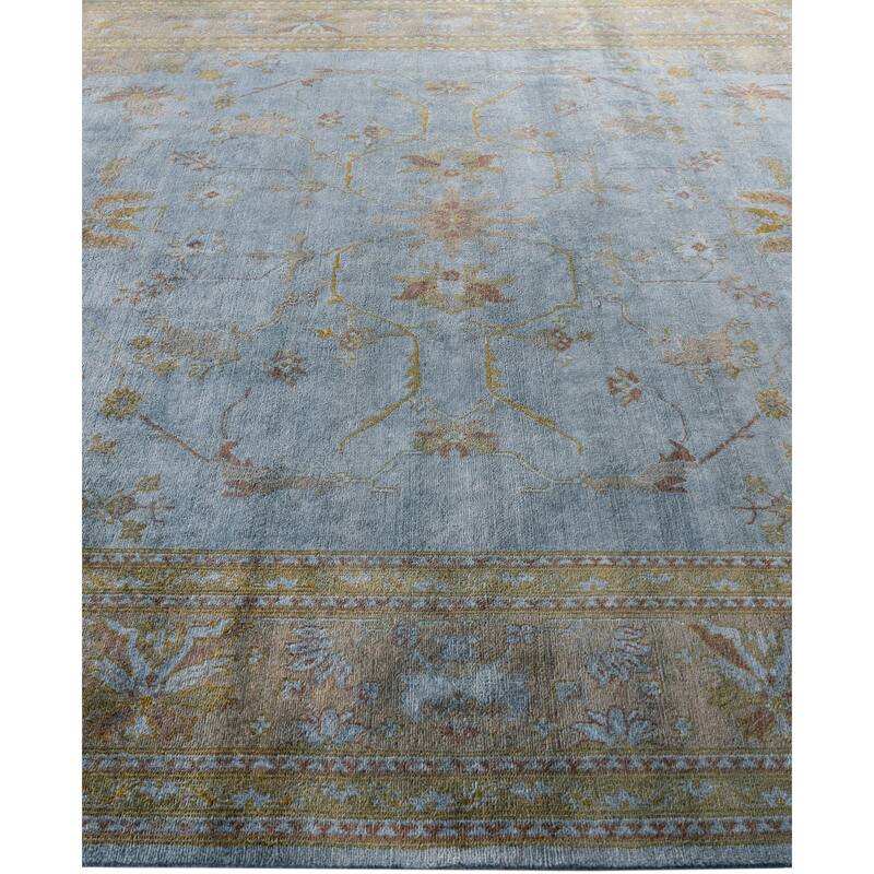 Overdyed One-of-a-Kind Hand-Knotted Area Rug - Gray - 8' 1" x 10' 5"