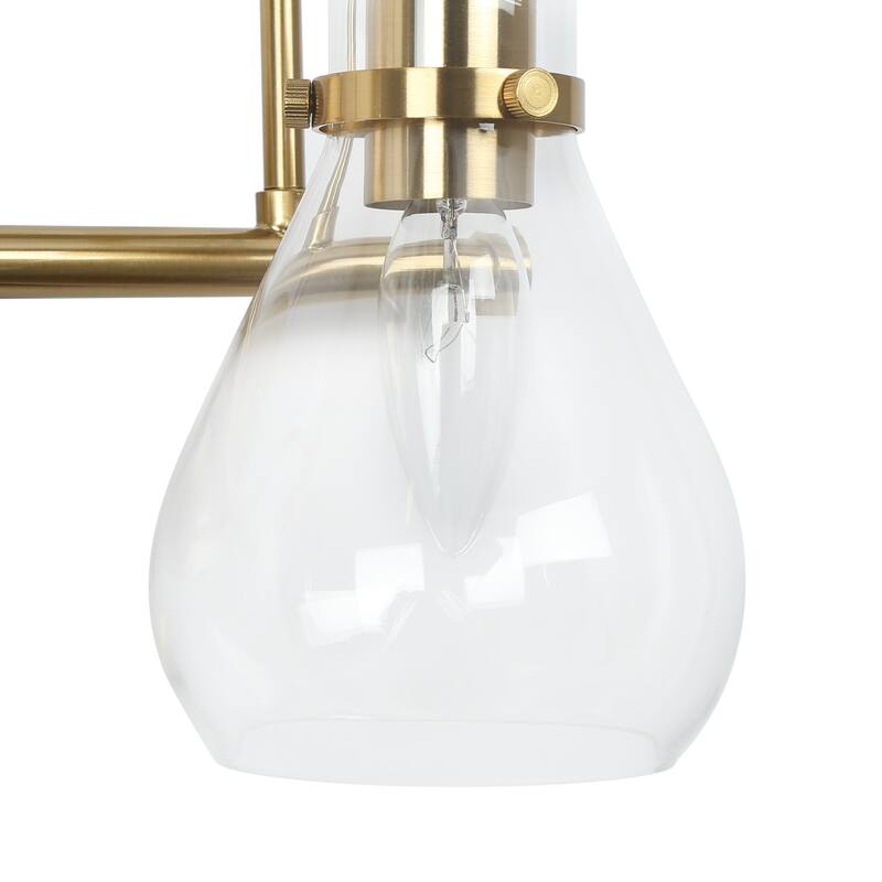 Nalia Modern Bathroom Vanity Light Dimmable Glass Wall Sconces Bed