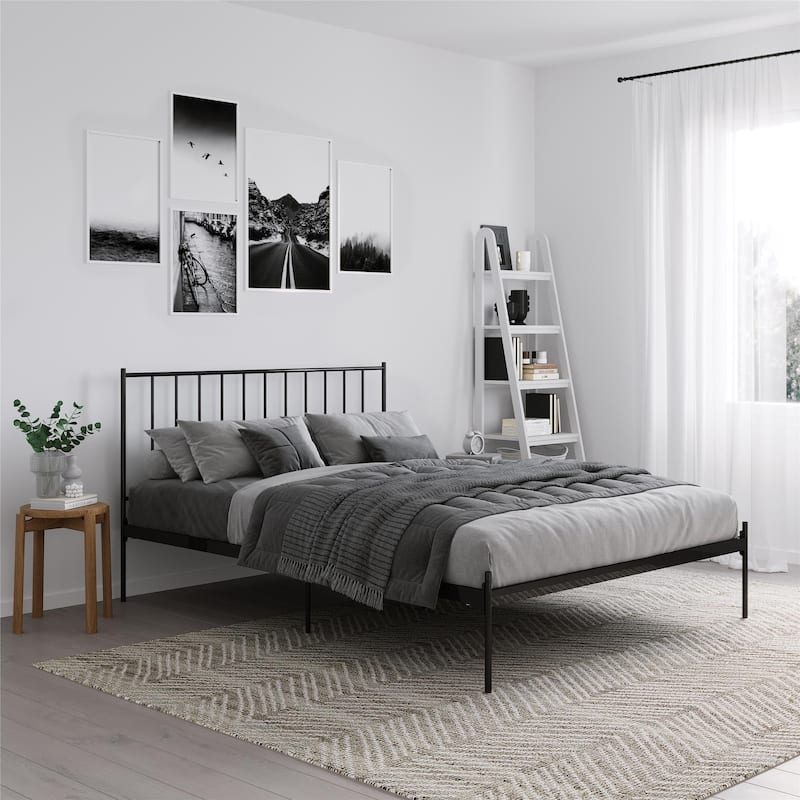 RealRooms Ares Adjustable Height Metal Bed Frame