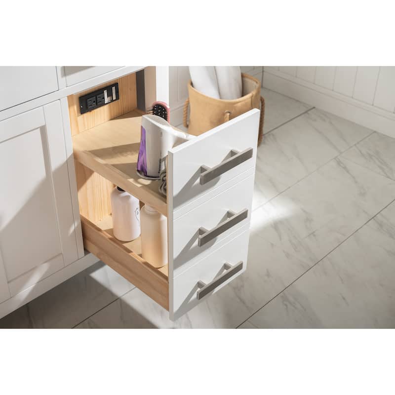 Valentino 48" Single Vanity in White