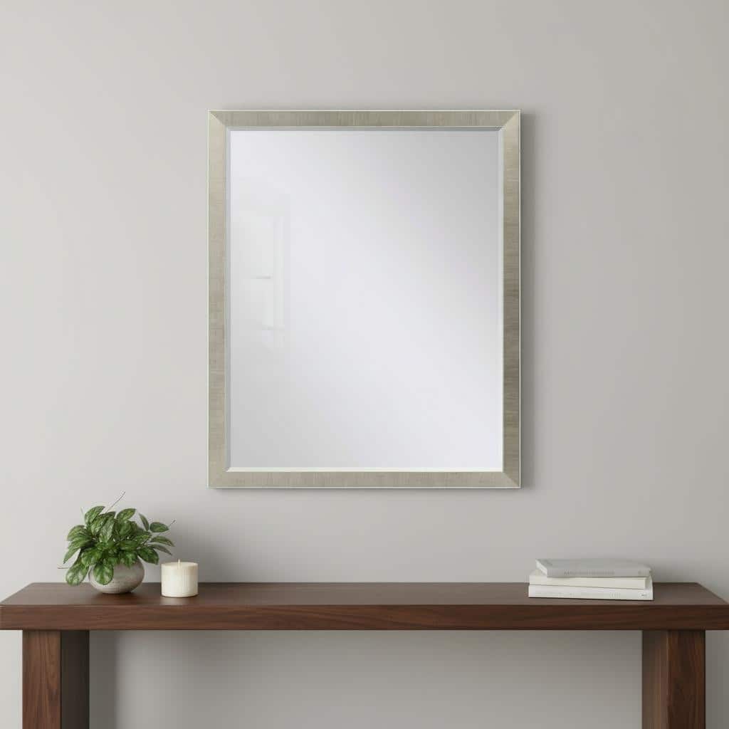 HomeRoots 31" Gold Accent Mirror - 25.00 in. x 31.00 in. x 2.00 in.