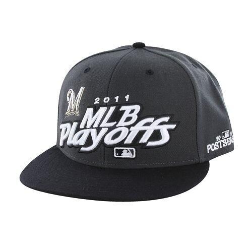 brewers playoff hats