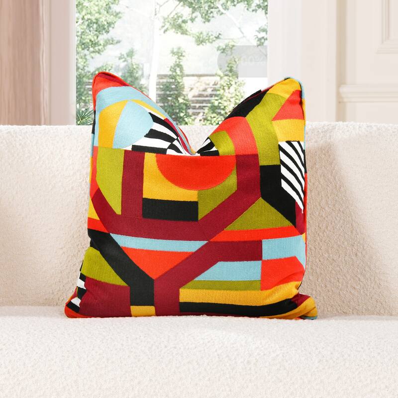 Jennifer Taylor Home La Broderie Accent Throw Pillow