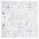 preview thumbnail 3 of 14, SAFAVIEH Layla Nadija Shabby Chic Farmhouse Rug 6'7" Square - Ivory Grey/Blue - Square