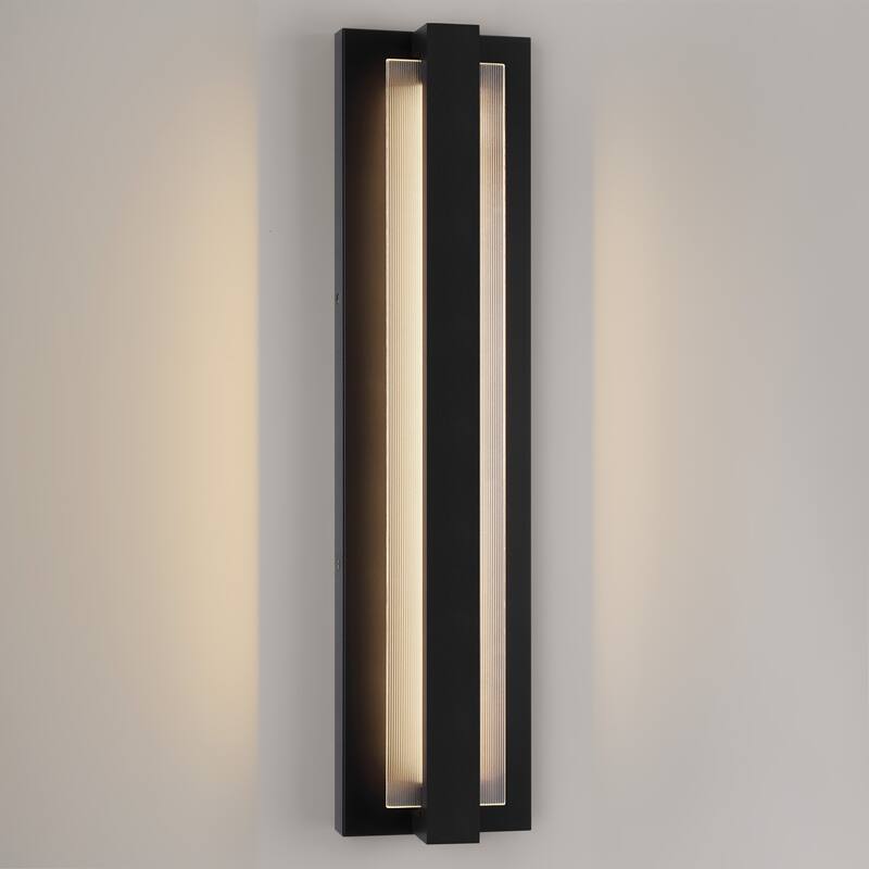 Modern Outdoor Wall Lights Exterior Lighting Fixtures With Glass Shade