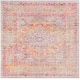 preview thumbnail 17 of 15, SAFAVIEH Windsor Kaho Shabby Chic Cotton/ Polyester Distressed Rug 6' Square - Grey/Gold - Square