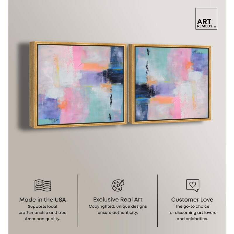 Oneiric Circles II Canvas by Art Remedy