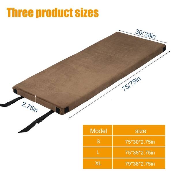Royalcraft Memory Foam Camping Mattress Portable Sleeping pad Bed