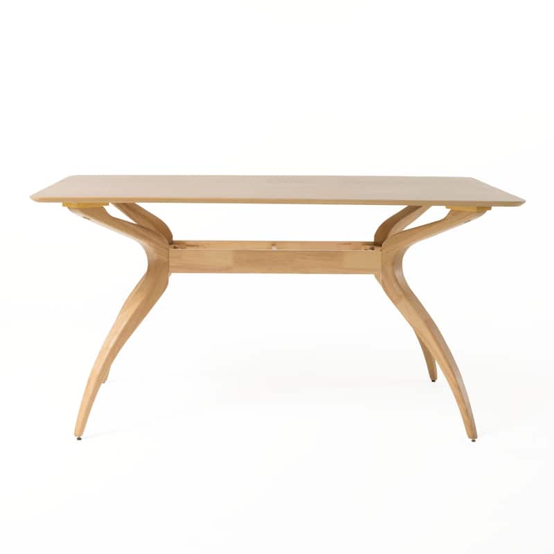 Salli Natural Finish Wood Dining Table by Christopher Knight Home 59.