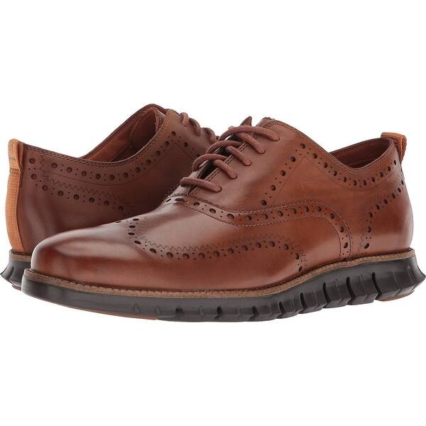 Shop Cole Haan Mens Zerogrand Wing Ox Leather Lace Up Casual