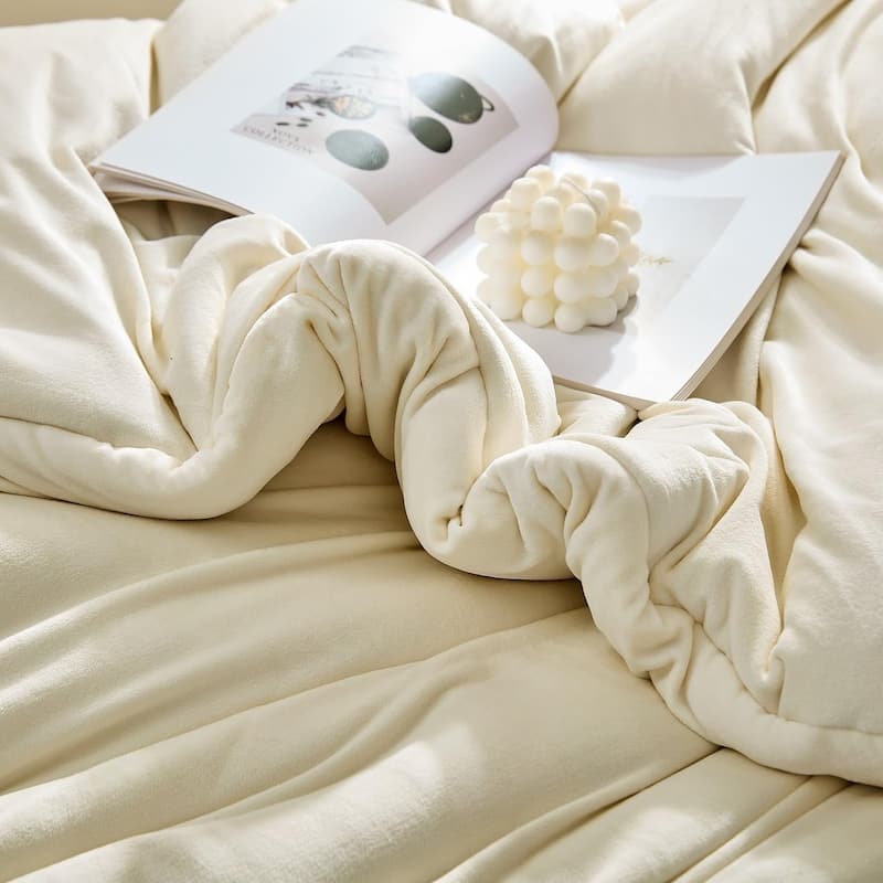 Love Thick® - Desirable Coma Inducer Oversized Comforter Set - Rich Eggnog