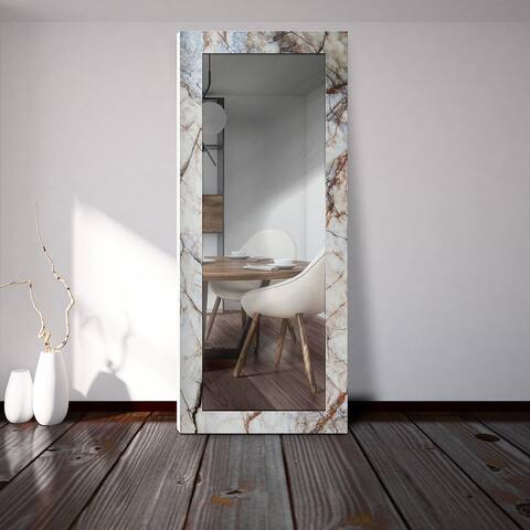 Grandeur Gallery-Grade Rectangle Framed Floor / Wall Mirror