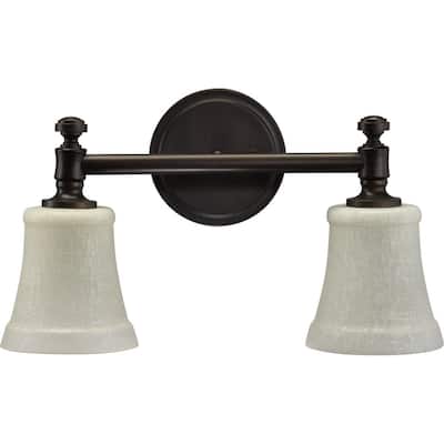 Quorum International Rossington 2 Light 16-1/8" Wide Bathroom Vanity