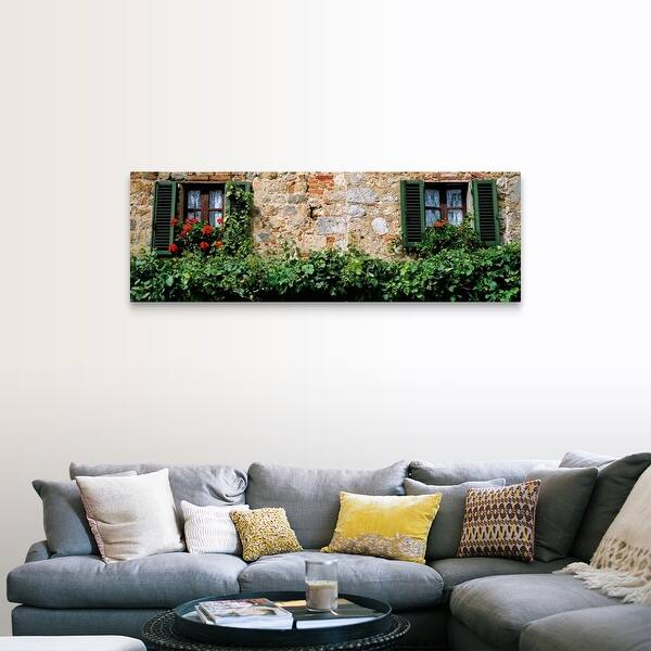Windows Monteriggioni Tuscany Italy Canvas Wall Art Overstock 16860774