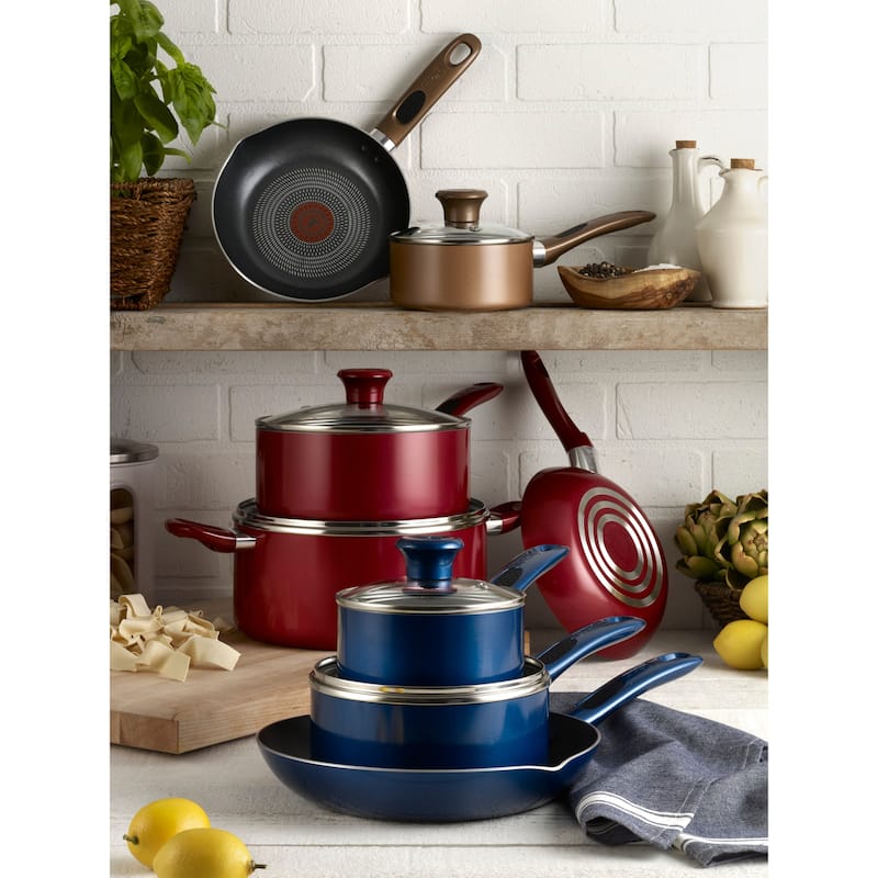T-Fal B039SE64 Excite 14-Piece Non-stick Cookware Set