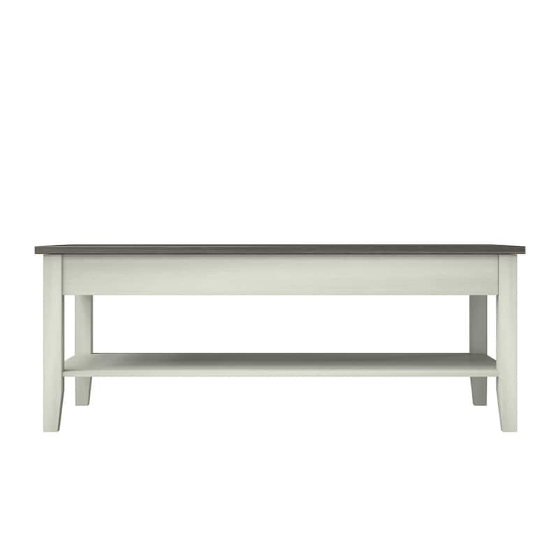Two-Tone Modern Farmhouse Coffee Table