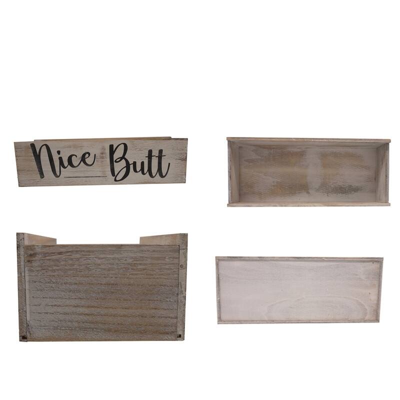 Nice Butt Bathroom Decor Box for Bathroom, Kitchen - 8'6" x 13'