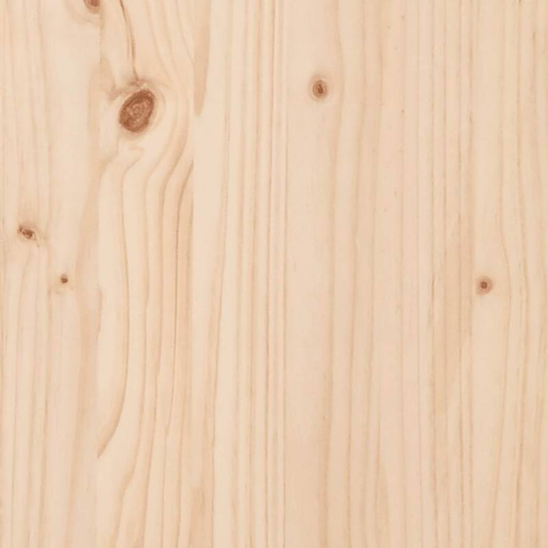 vidaXL Table Top Set of 2 Natural Pine Solid Pine wood 27.6x13.8x0.7 in - 13.8 x 27.6 x 0.7 in