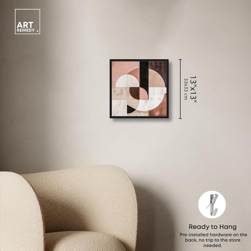 Modern Shapes I Canvas by Art Remedy
