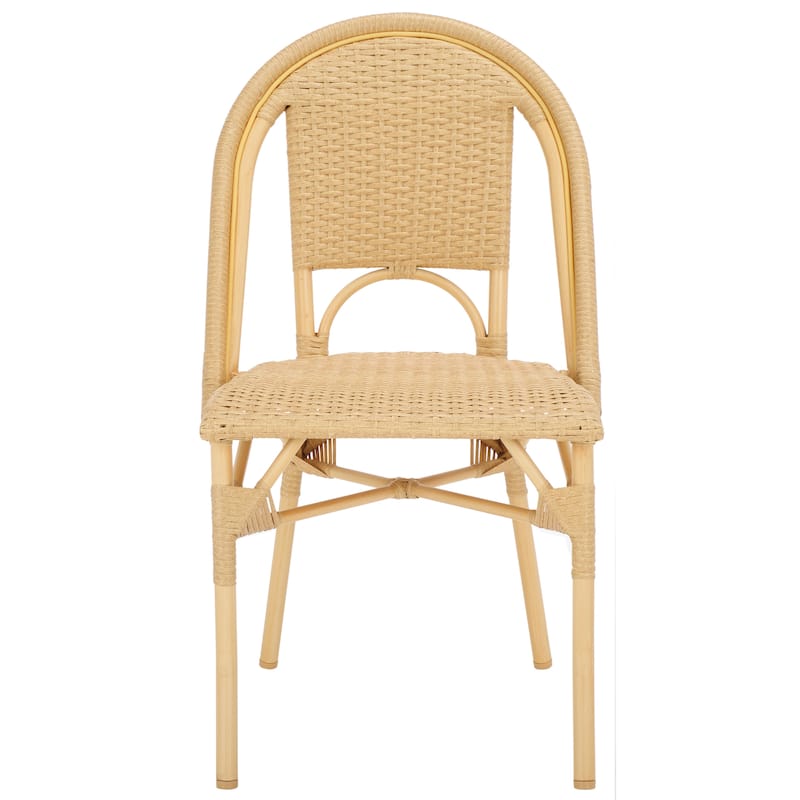 SAFAVIEH Outdoor Patio Furniture Torino Side Chair (Set of 2) - 21"W x 20"D x 33"H