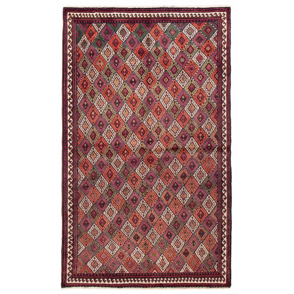 ECARPETGALLERY Hand-knotted Melis Vintage Copper Wool Rug - 5'3 x 9'0