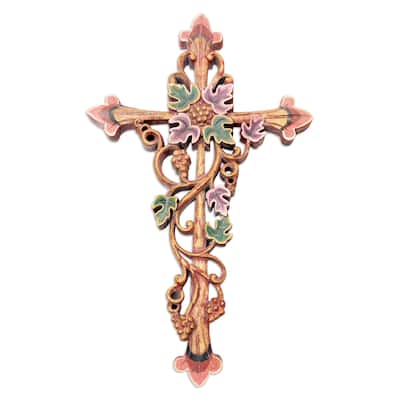 Novica Handmade Vine Forest Wood Relief Panel